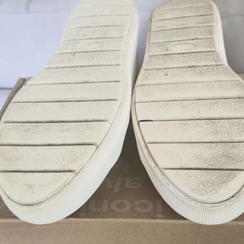 Dr. Scholl's Off-White Leather  Platform Shoes Size 9 - Picture 4 of 5